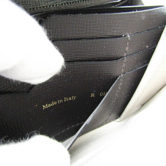 Valextra Punch Long Wallet With Coin Purse/3 Cards V9U14 Women,Men  Calfskin ... - Picture 13 of 14